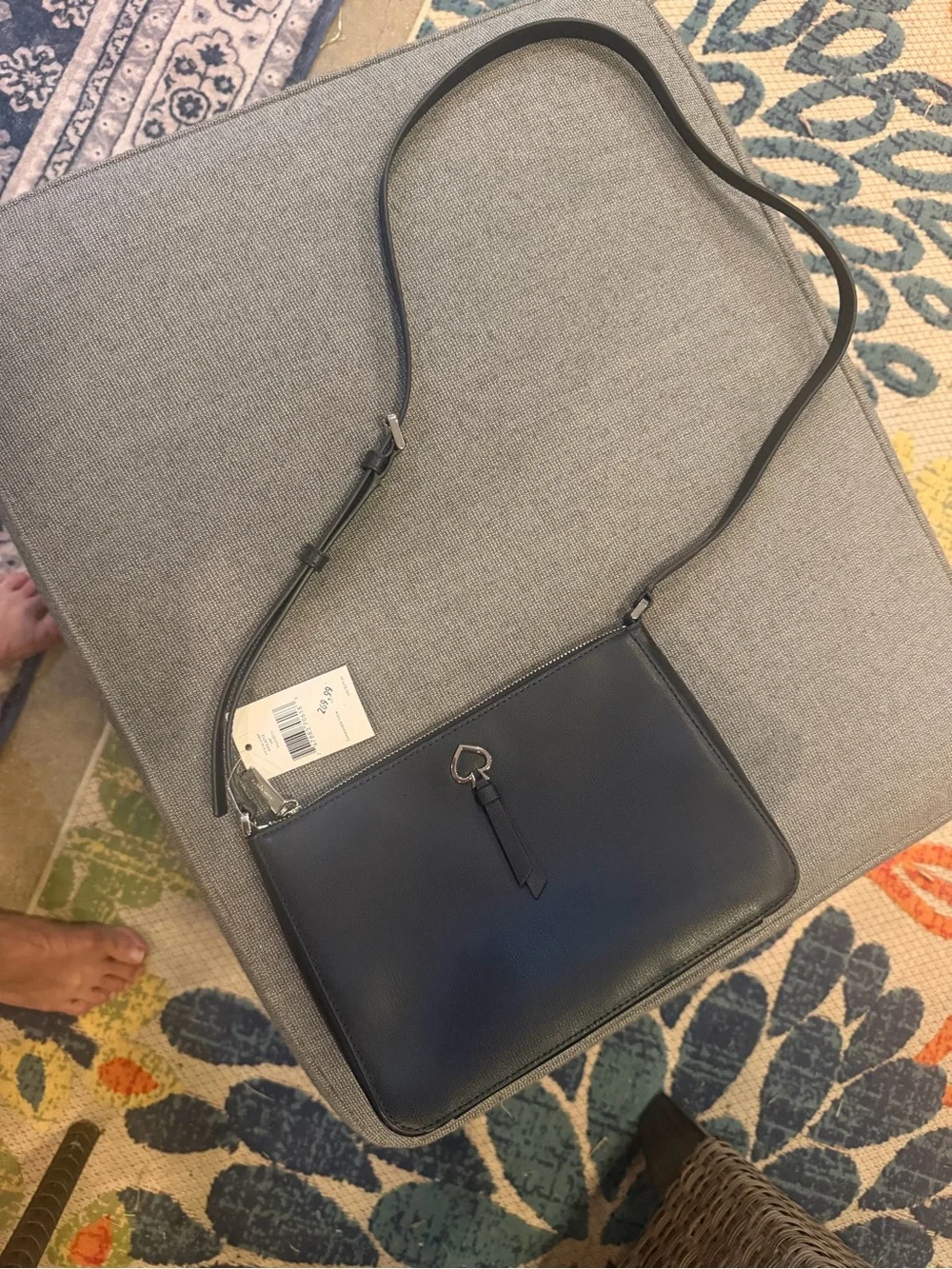 Kate Spade medium black leather crossbody